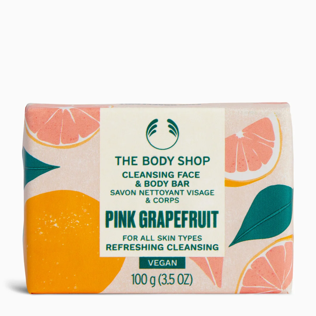 Pink Grapefruit Cleansing Face & Body Bar by The Body Shop