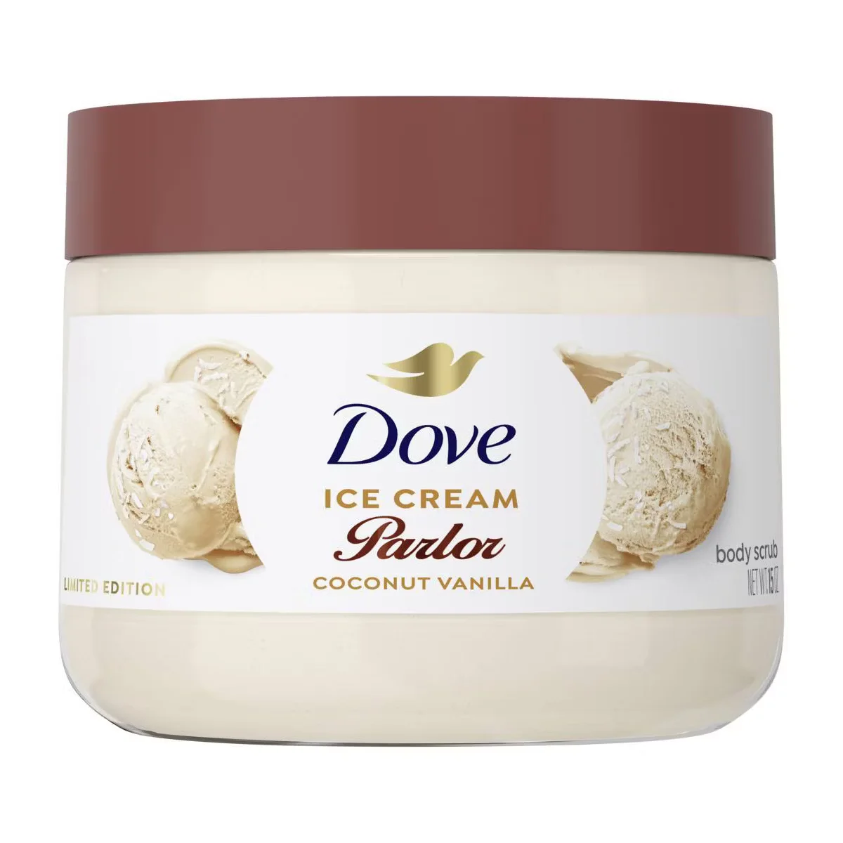 Ice Cream Parlor Coconut Vanilla Body Scrub by Dove