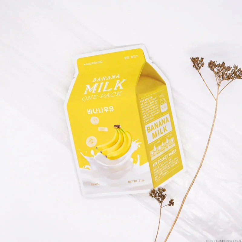 Banana Milk Sheet Face Mask by A’pieu