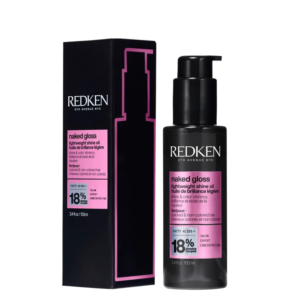 Naked Gloss Lightweight Shine Oil by Redken