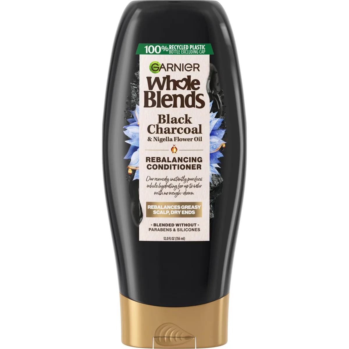 Whole Blends Black Charcoal Rebalancing Conditioner by Garnier