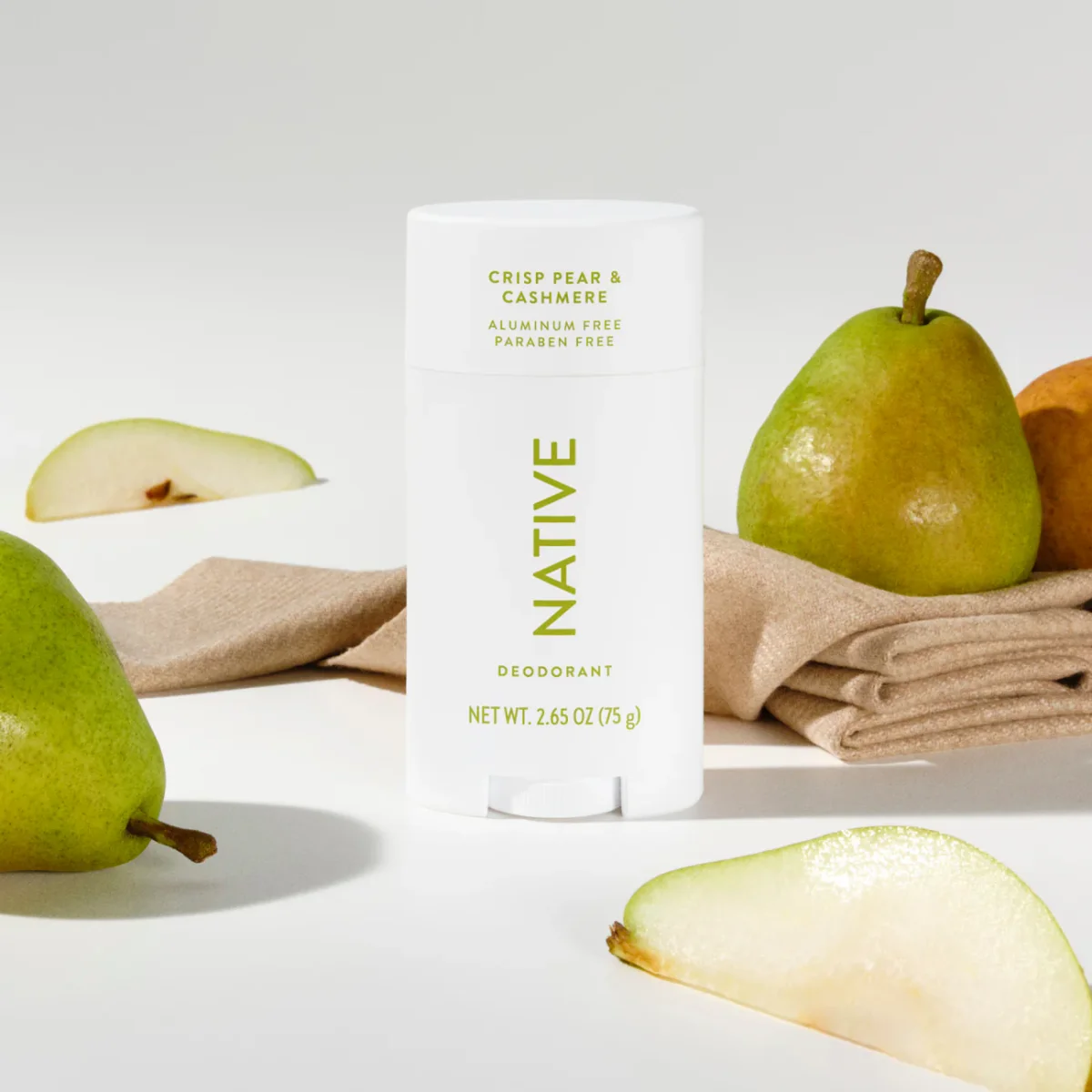 Crisp Pear & Cashmere Deodorant Stick by Native