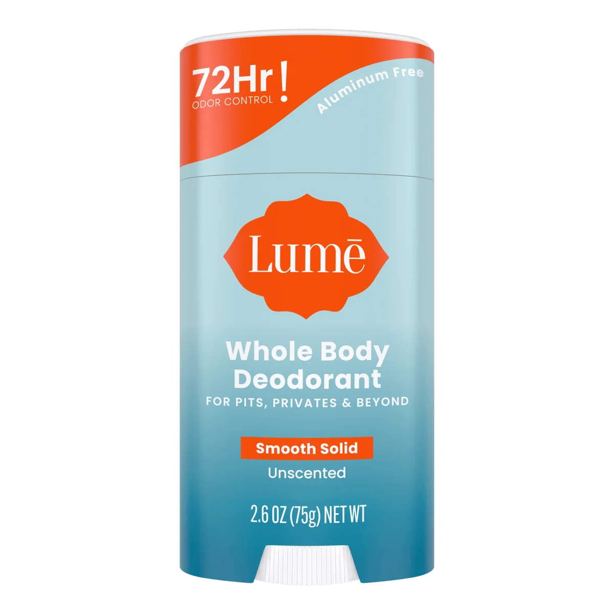 Unscented Whole Body Smooth Solid Deodorant by Lume