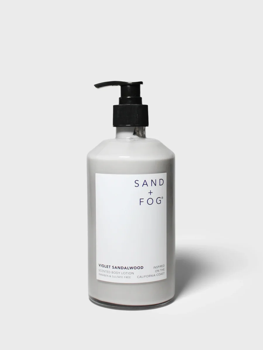 Violet Sandalwood Body Lotion by Sand + Fog