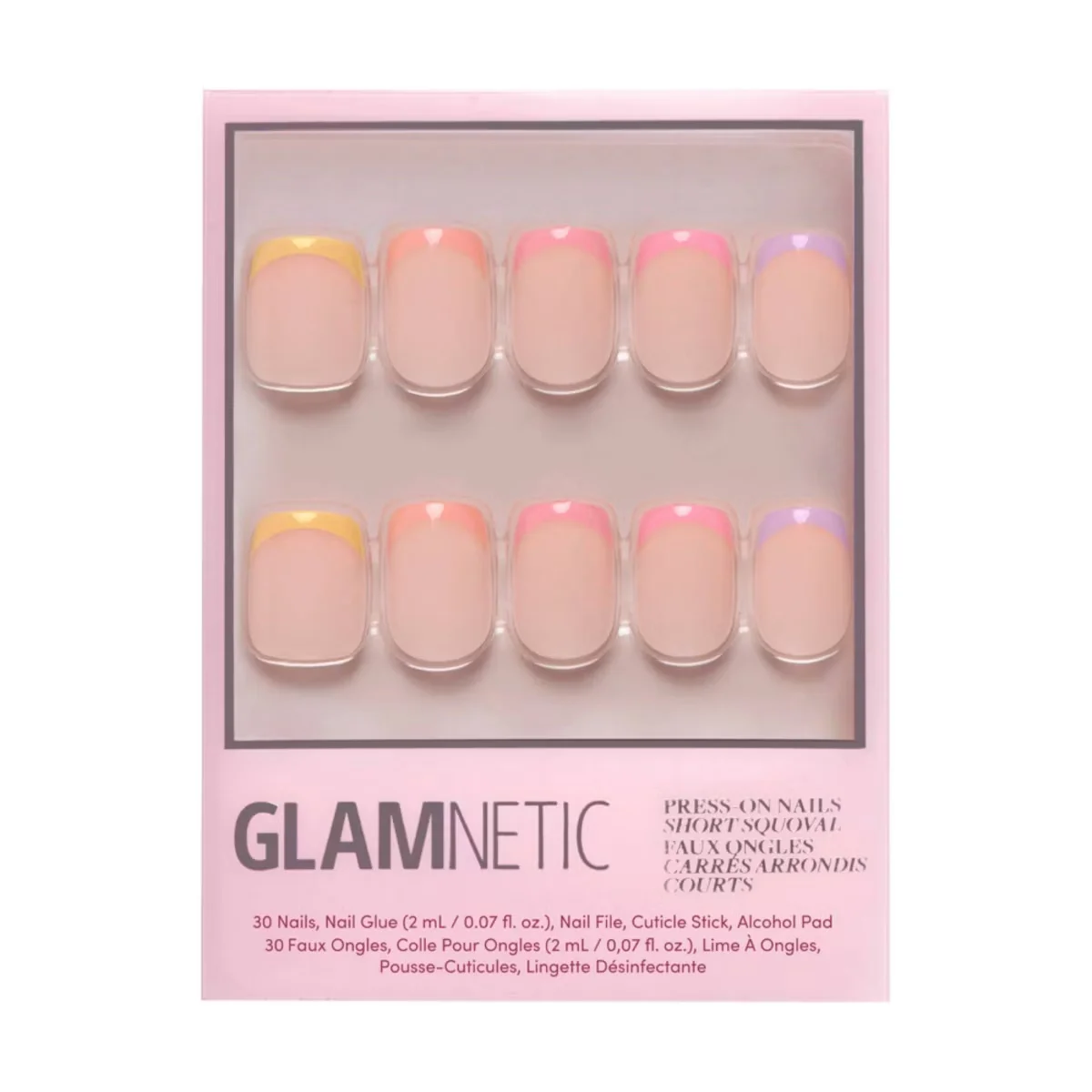 Macarons Short Squoval Press-On Nails by Glamnetic