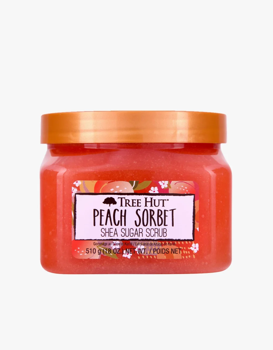 Peach Sorbet Shea Sugar Scrub by Tree Hut