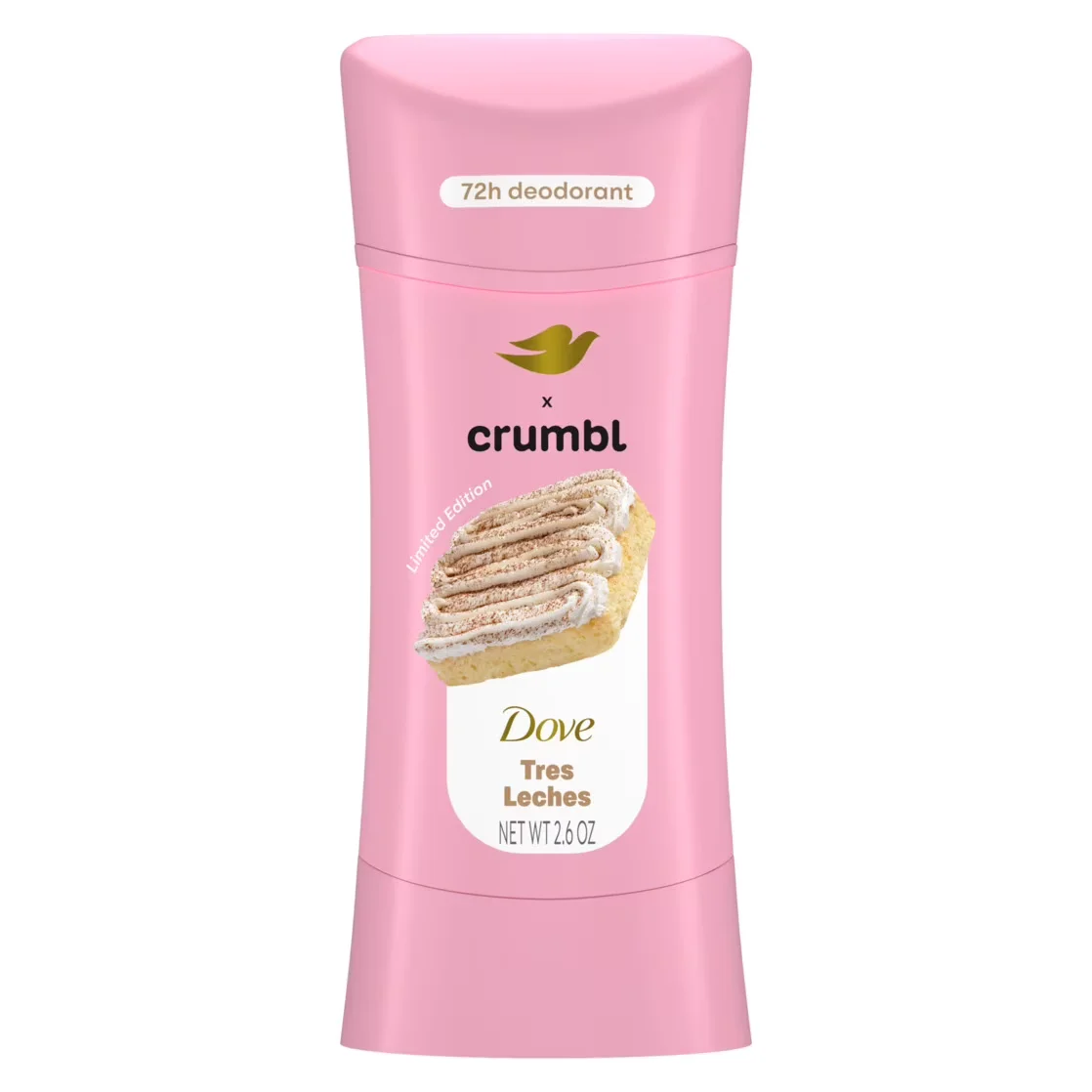 Crumbl Tres Leches Deodorant Stick by Dove
