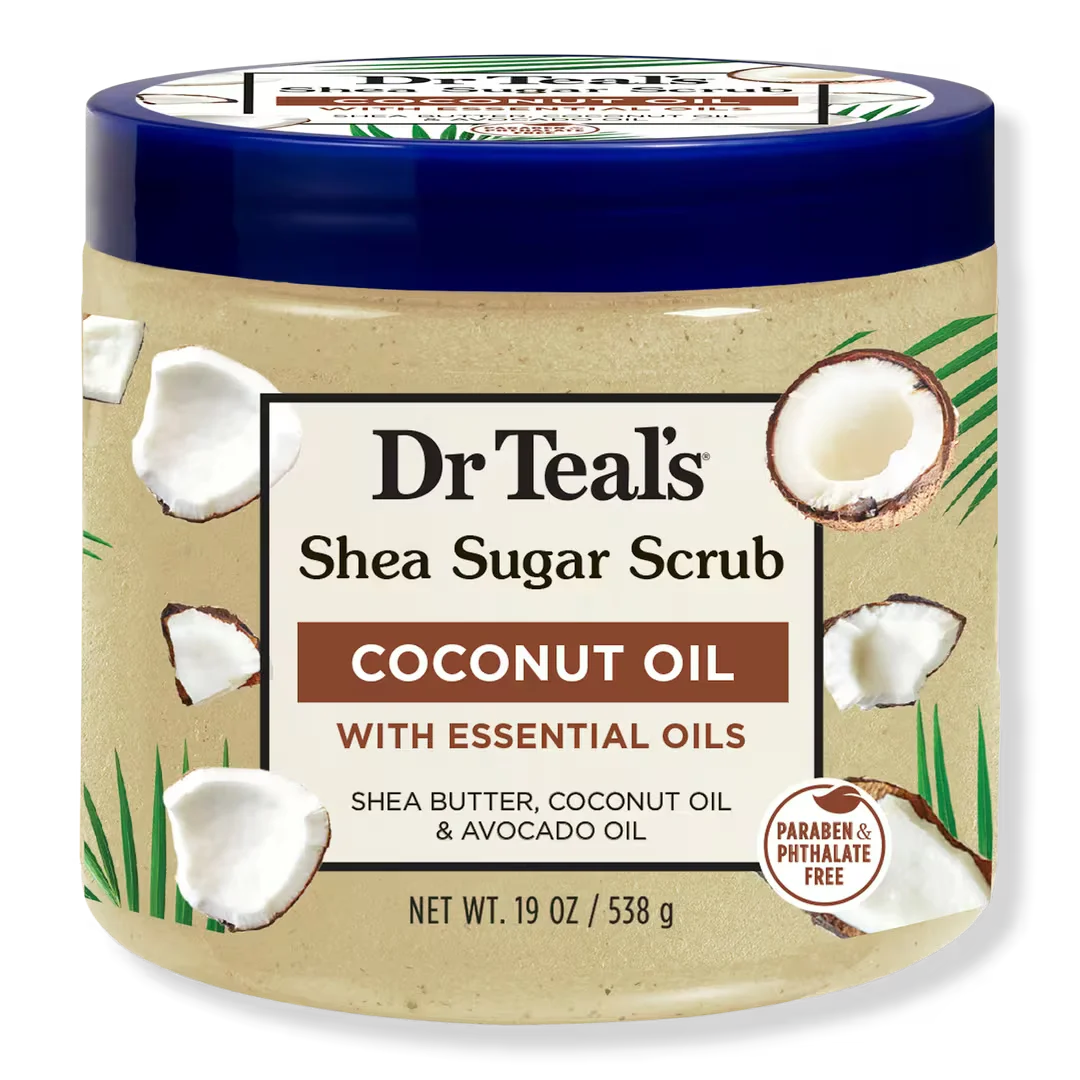 Shea Sugar Body Scrub with Coconut Oil and Essential Oils by Dr Teal's