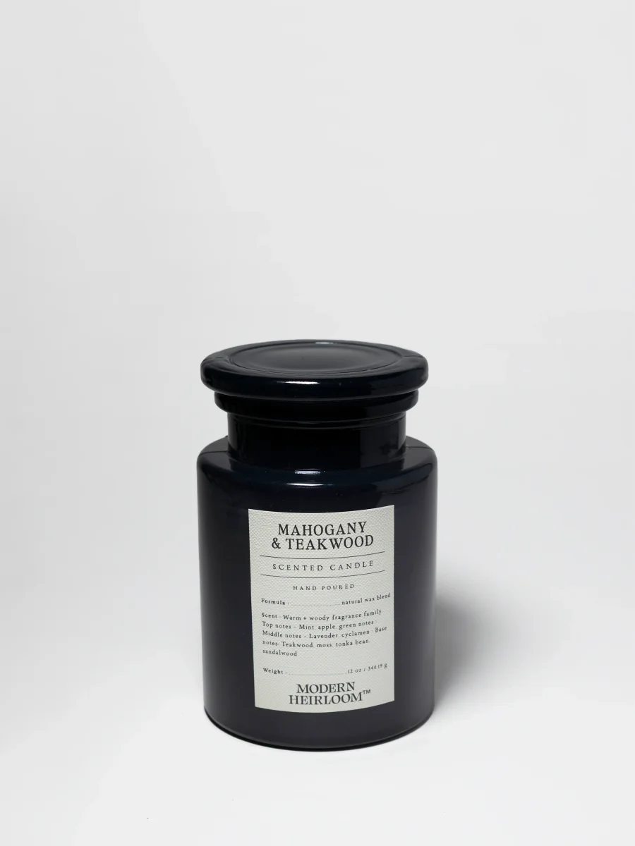 Mahogany & Teakwood Candle by Sand + Fog