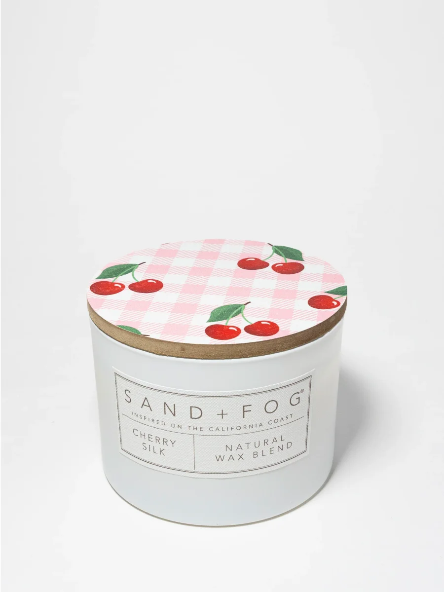 Cherry Silk Candle by Sand + Fog