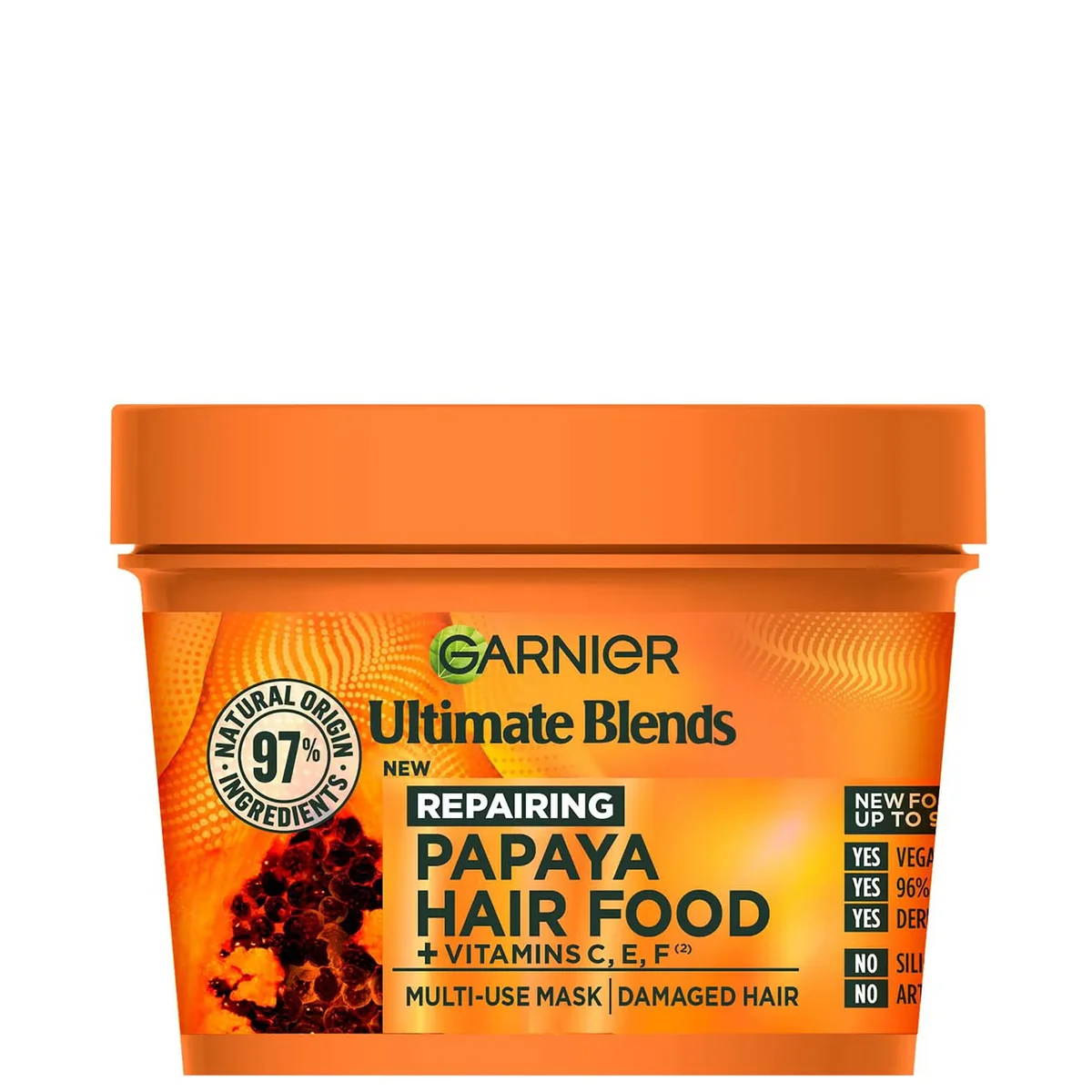 Ultimate Blends Hair Food Papaya 3-in-1 Damaged Hair Mask Treatment by Garnier
