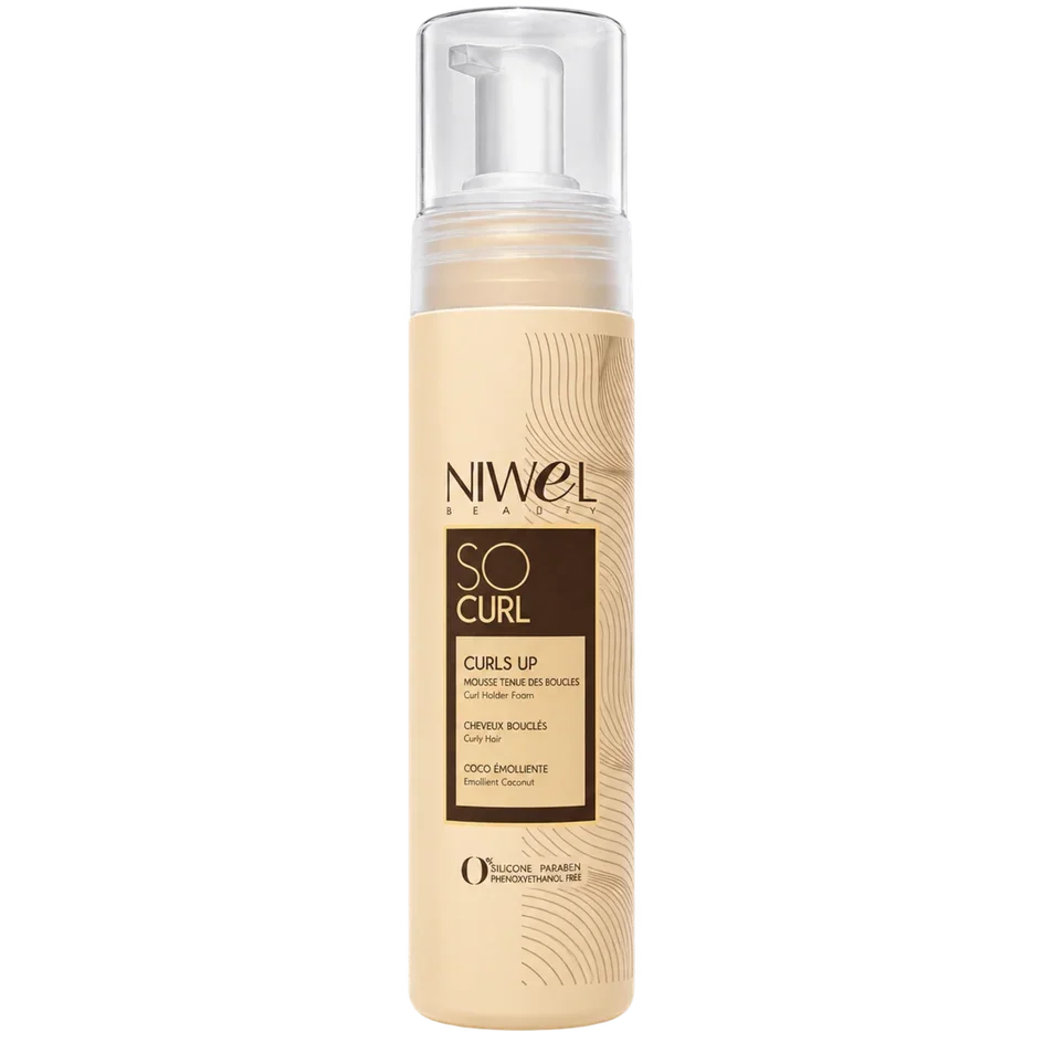 So Curl Curls Up Curl Holder Foam Mousse by Niwel Beauty