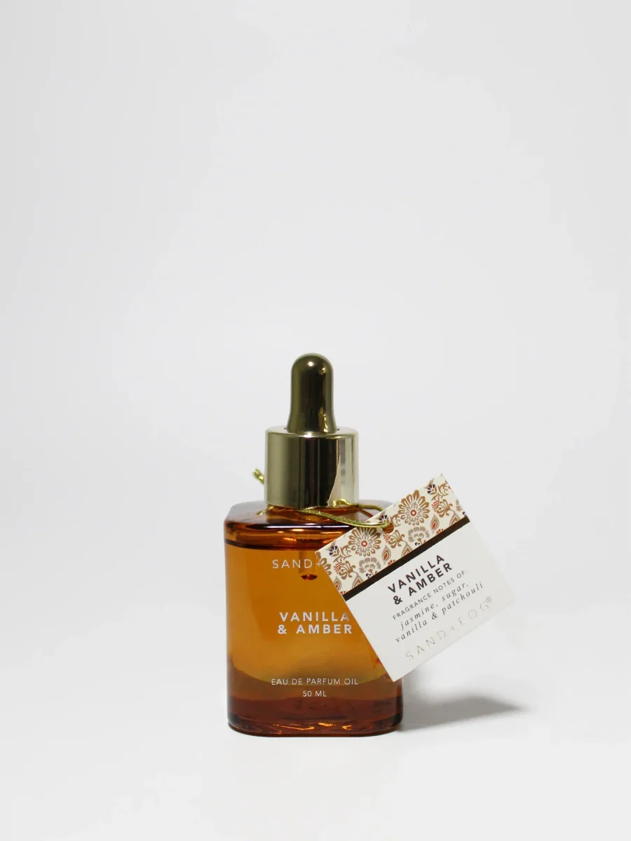 Vanilla & Amber Perfume Oil by Sand + Fog