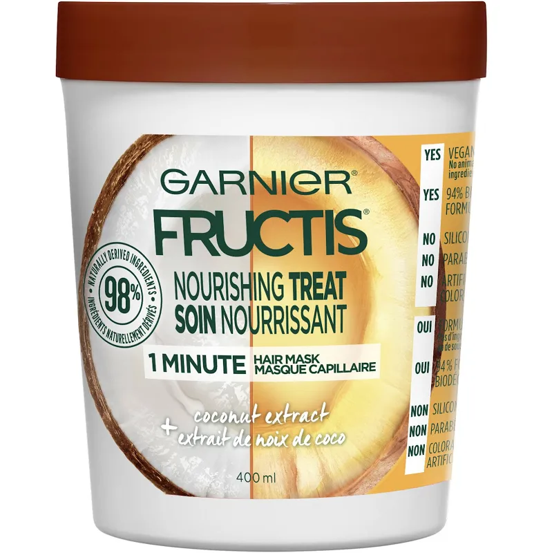 Nourishing Treatment 1 Minute Hair Mask Coconut Extract by Garnier