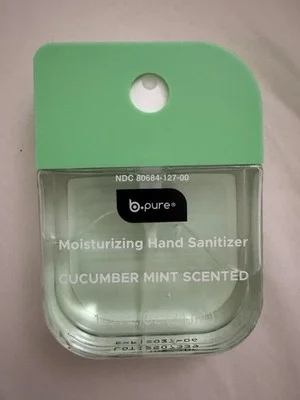 Cucumber Mint Moisturizing Hand Sanitizer by b pure