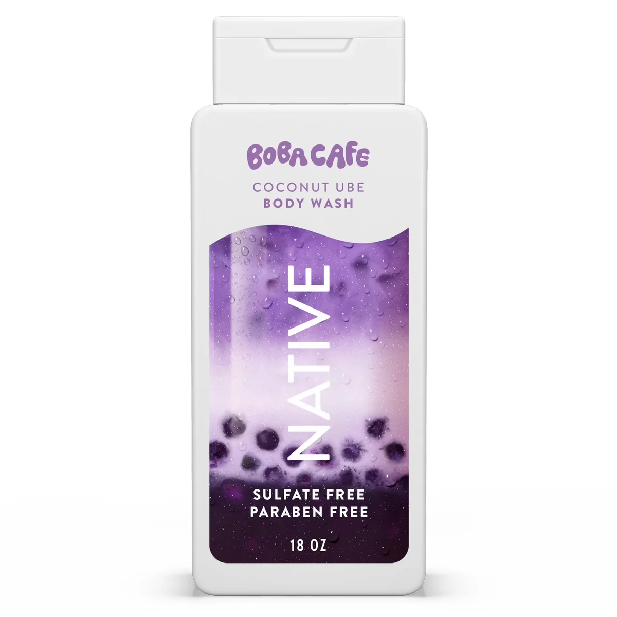Boba Cafe Coconut Ube Body Wash by Native