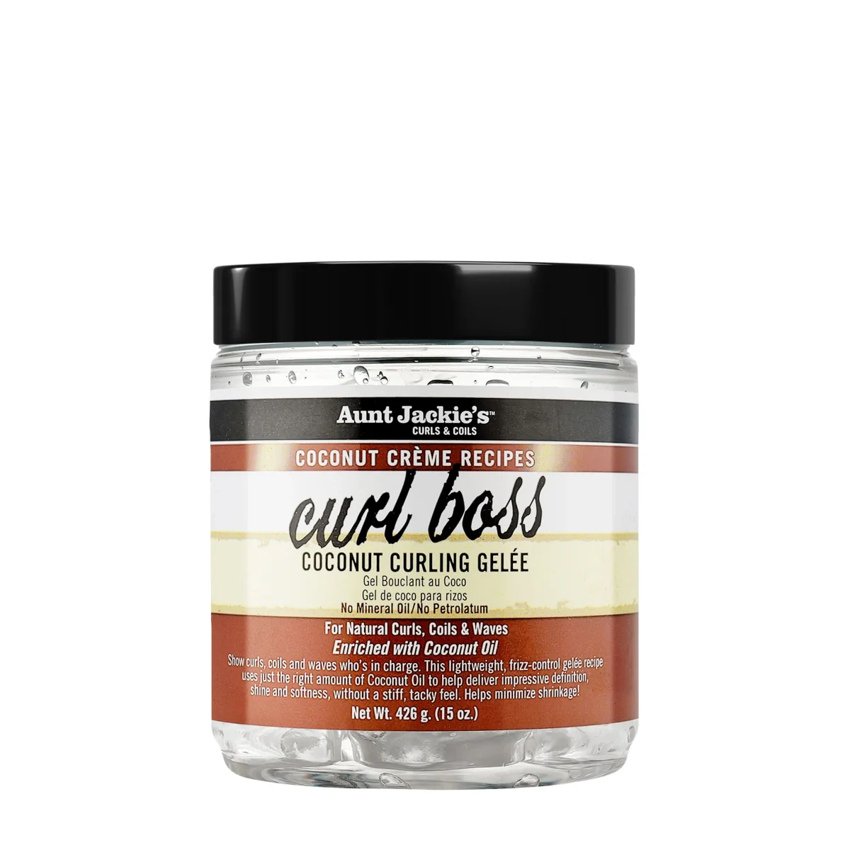 Curl Boss Coconut Curling Gelée by Aunt Jackie's