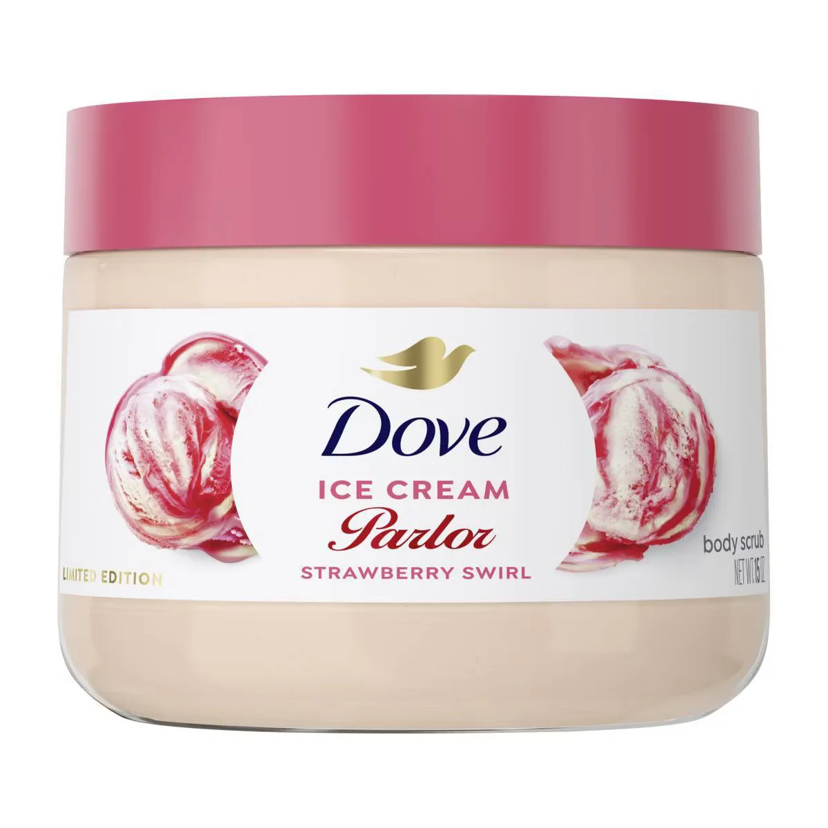 Ice Cream Parlor Strawberry Swirl Body Scrub by Dove