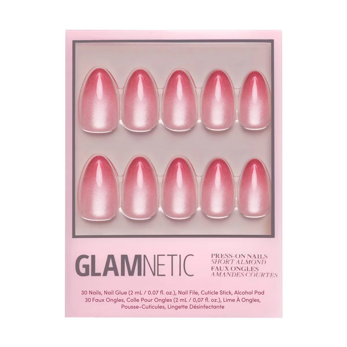 Faded Feelings Short Almond Press-On Nails by Glamnetic