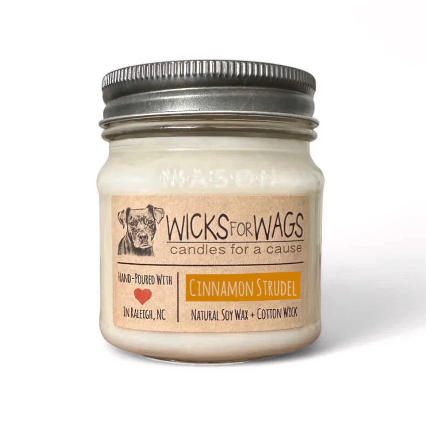Cinnamon Strudel Candle by Wicks for Wags