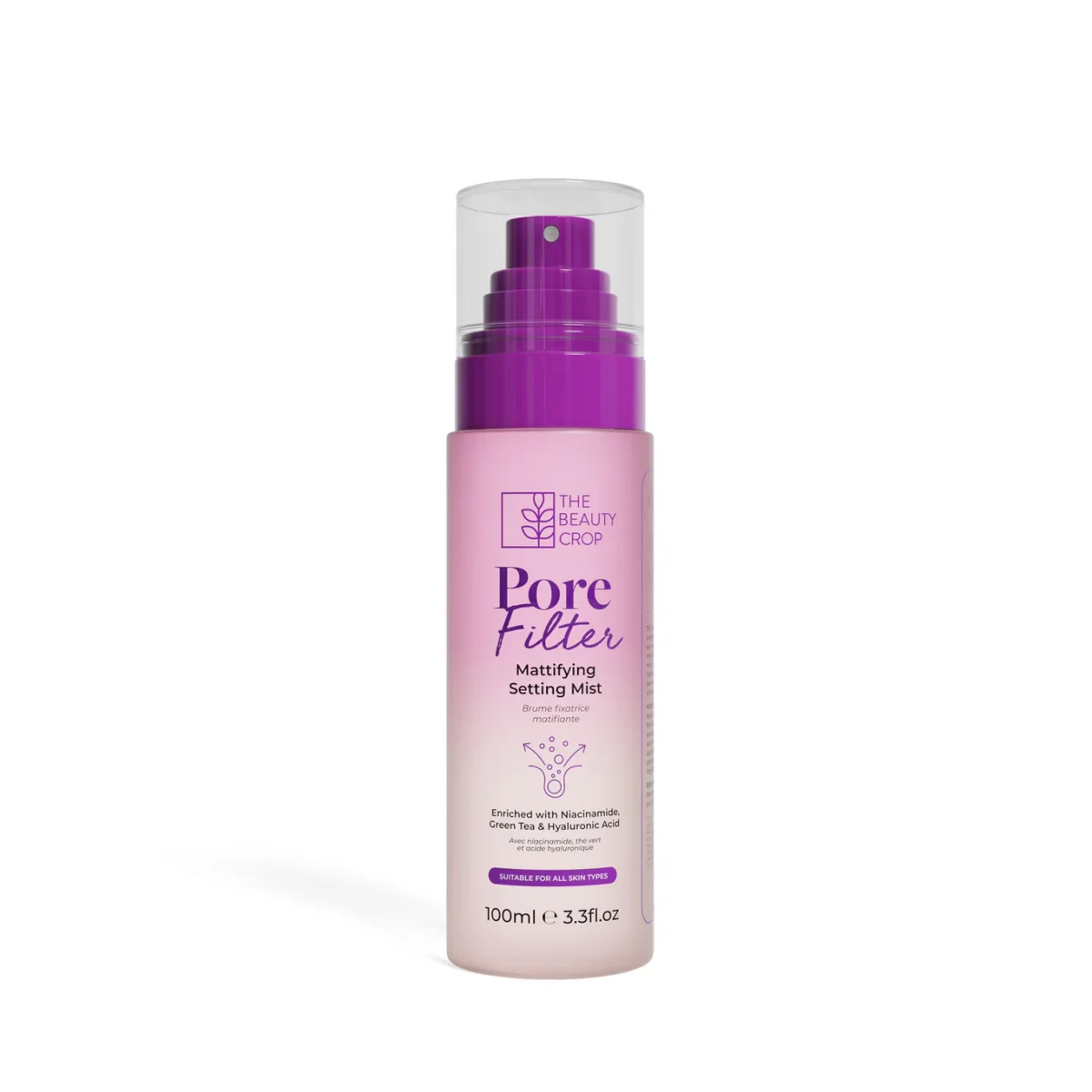 PoreFilter Pore Blurring Mattifying Makeup Setting Spray by The Beauty Crop