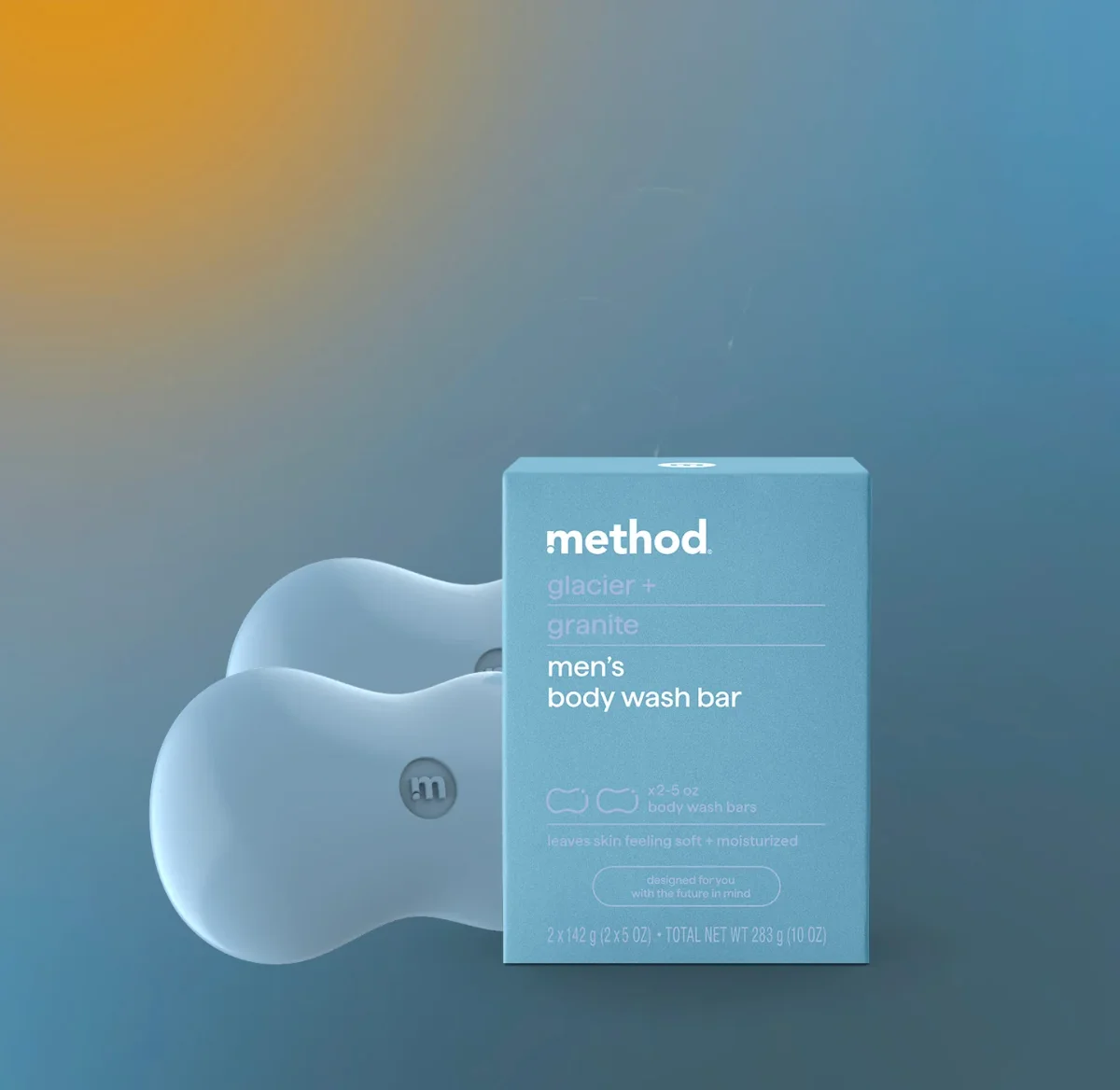 Glacier + Granite Bar Soap by method