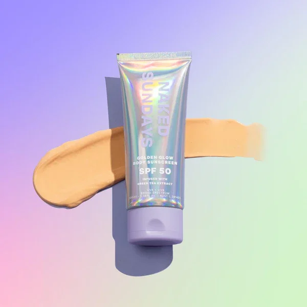 SPF50 Golden Glow Body Sunscreen by Naked Sundays