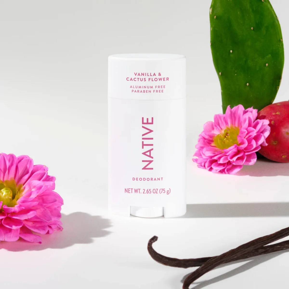 Vanilla & Cactus Flower Deodorant Stick by Native