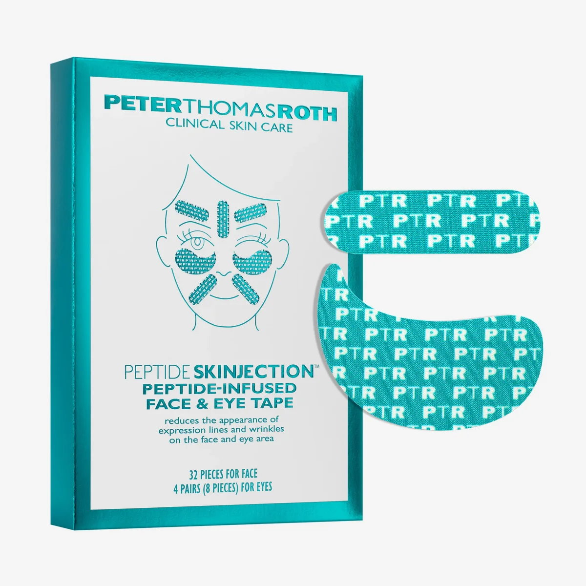 Peptide Skinjection Peptide Infused Face + Eye Tape by Peter Thomas Roth