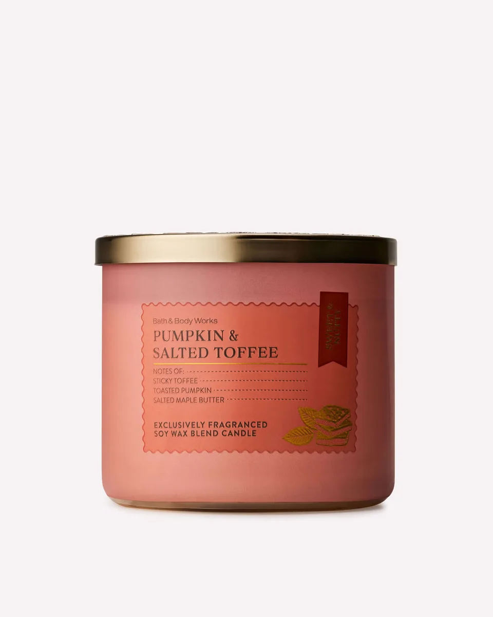 Pumpkin & Salted Toffee Candle by Bath & Body Works