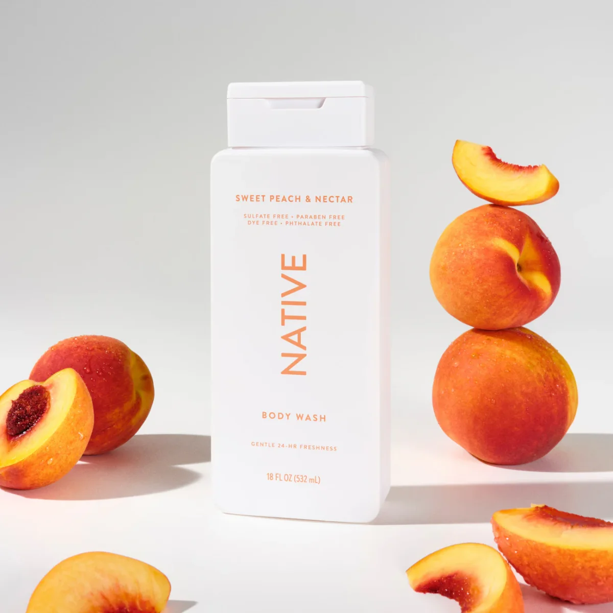 Sweet Peach & Nectar Body Wash by Native