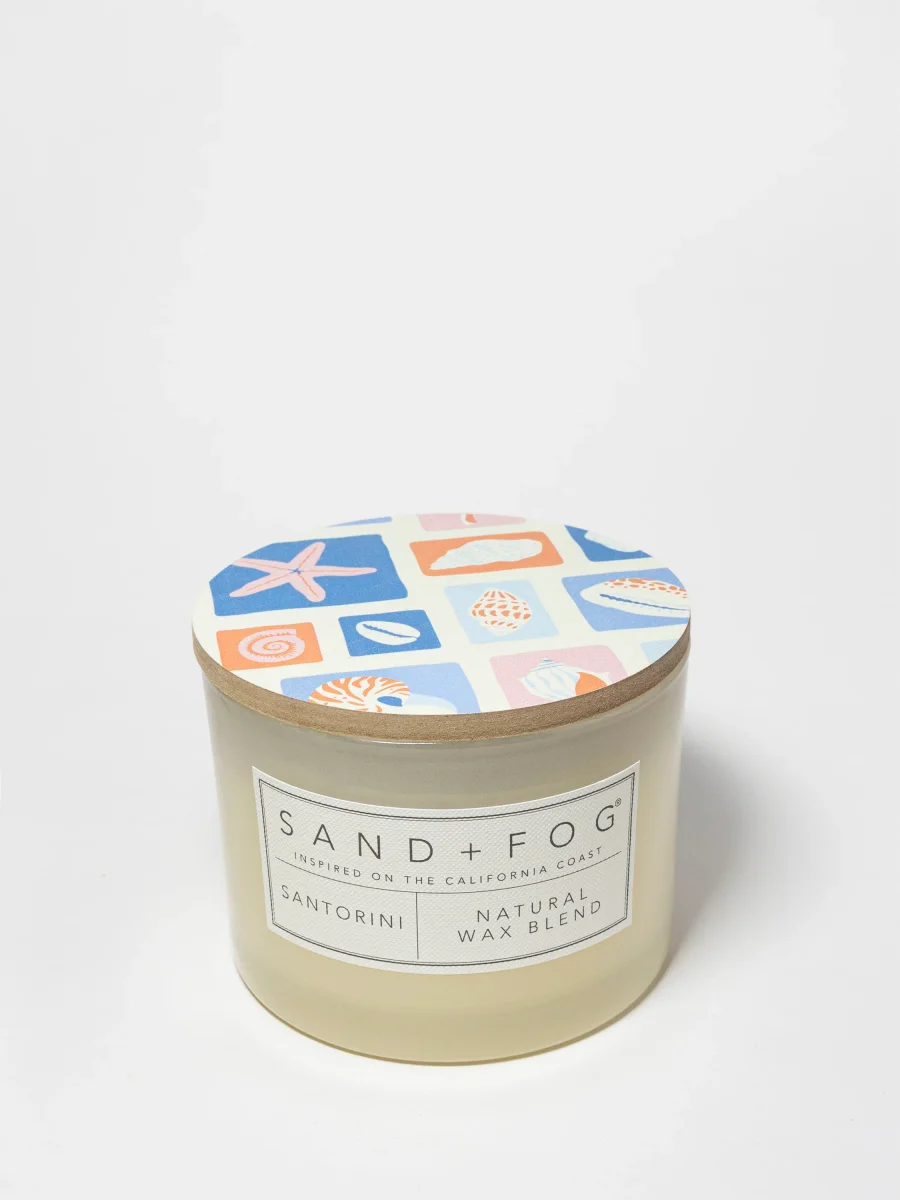 Santorini Candle by Sand + Fog