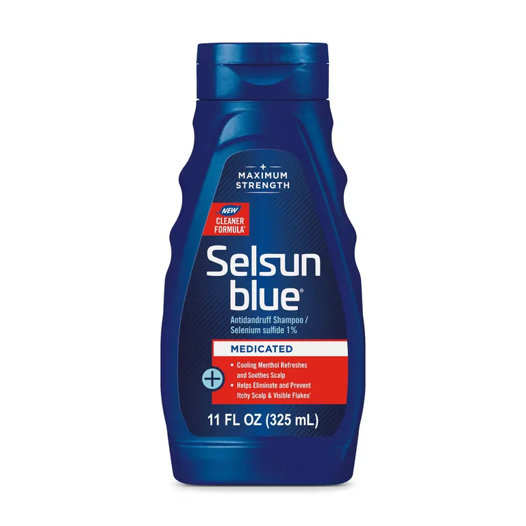 Medicated with Menthol Anti Dandruff Shampoo by Selsun Blue