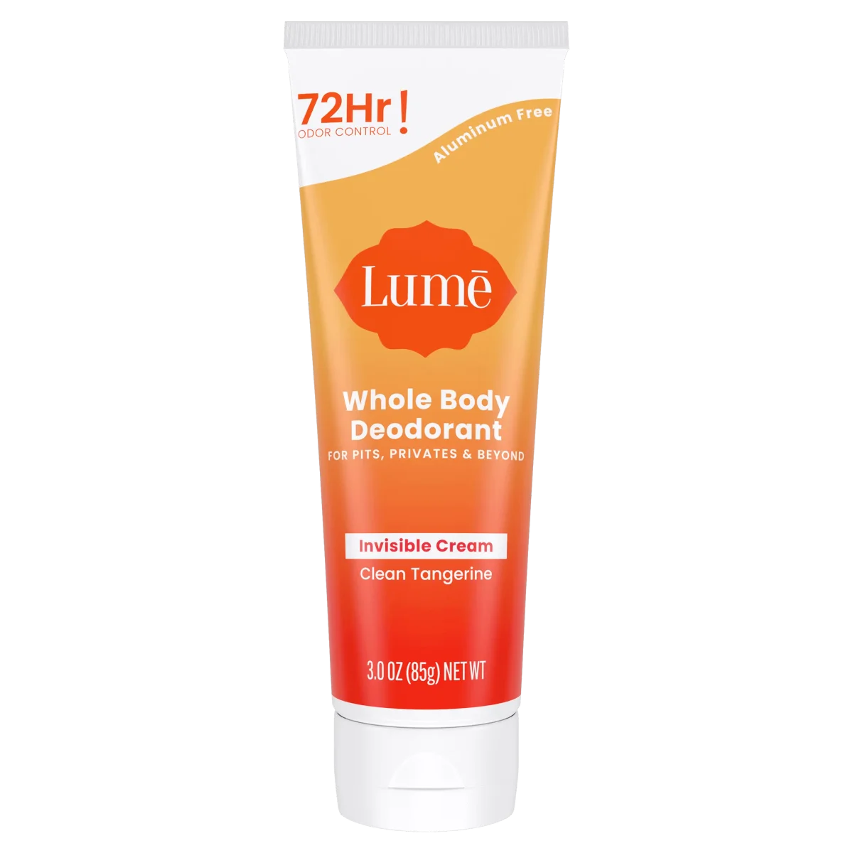 Clean Tangerine Whole Body Cream Tube Deodorant by Lume
