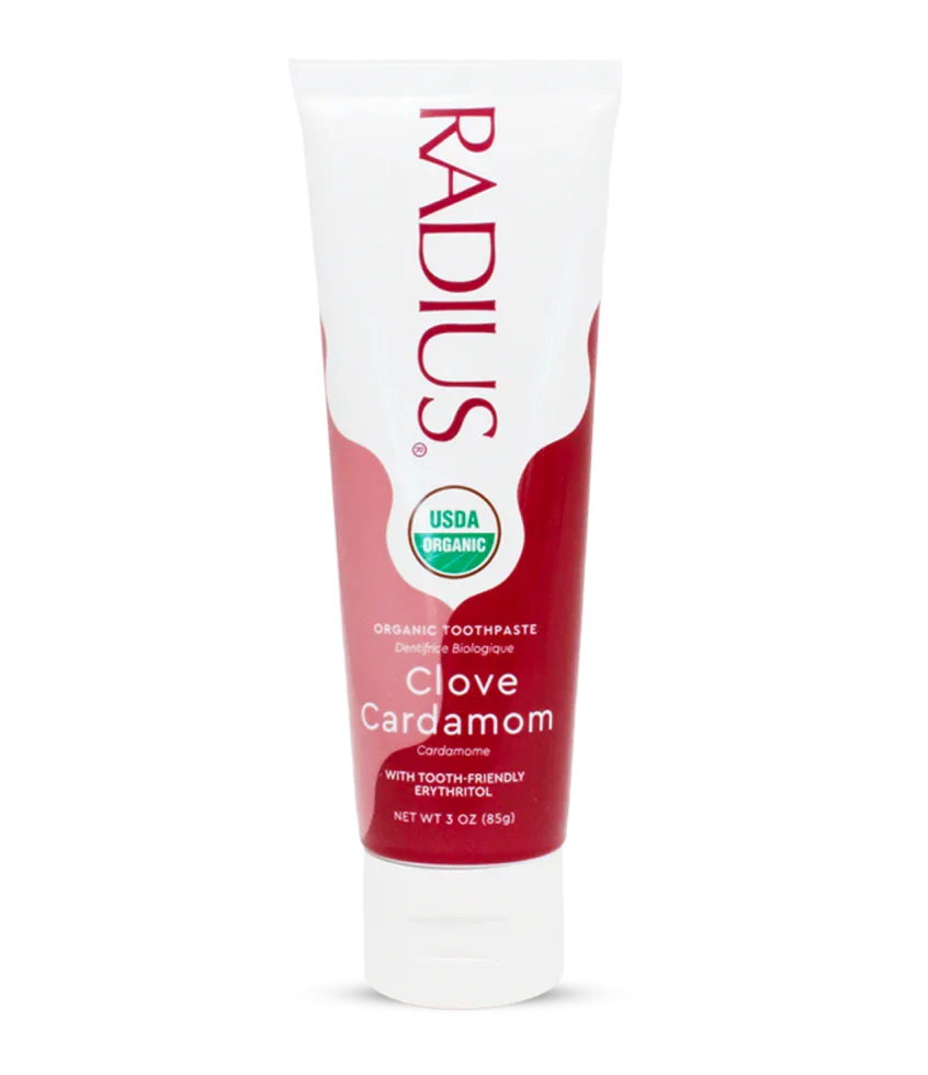 USDA Organic Clove Cardamom Toothpaste by RADIUS