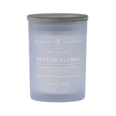 Cotton Flower Candle by DW Home