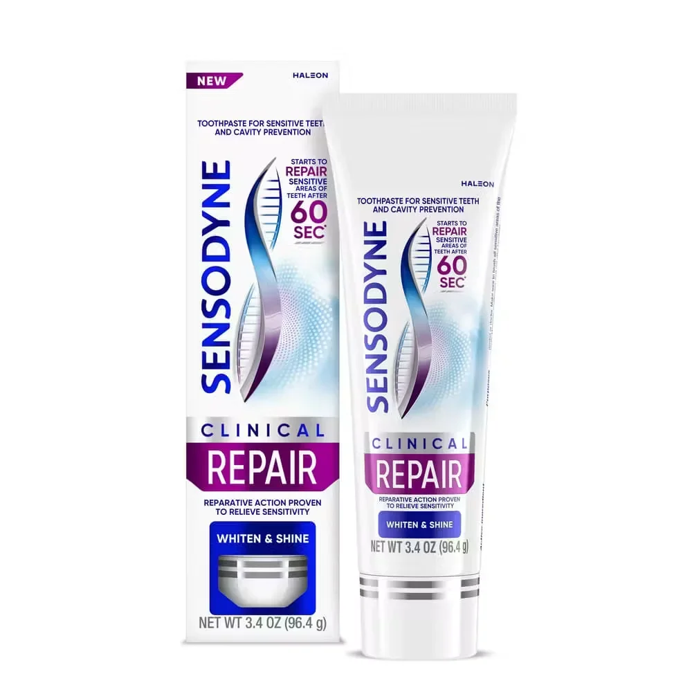 Clinical Repair Whiten & Shine Toothpaste by Sensodyne