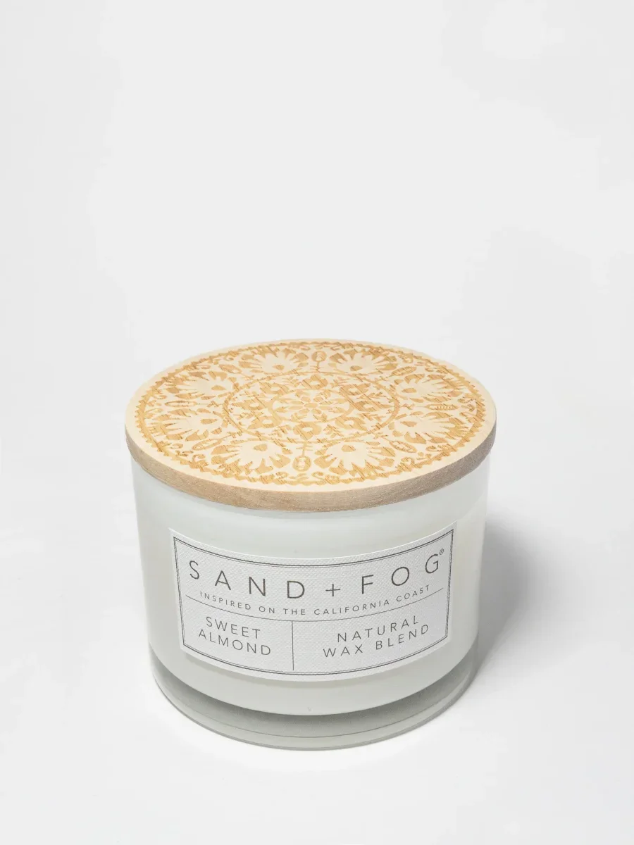 Sweet Almond Candle by Sand + Fog
