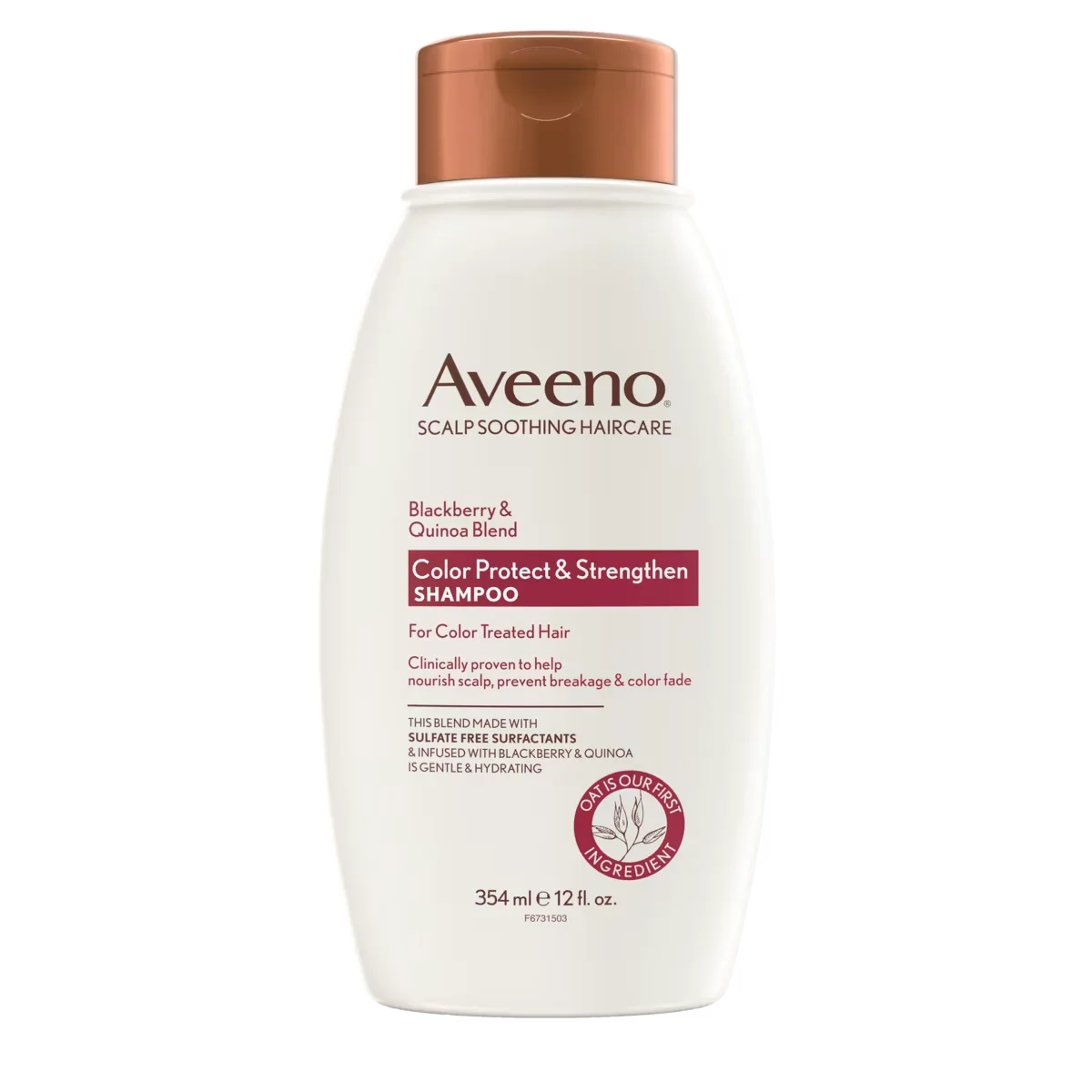 Blackberry & Quinoa Blend Color Protect & Strengthen Shampoo by Aveeno