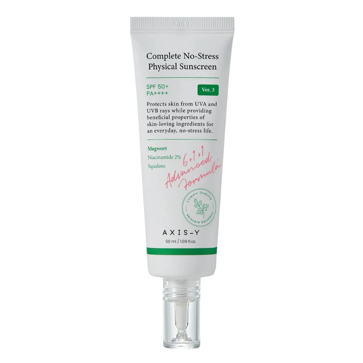 Complete No-Stress Physical Sunscreen SPF50+ by AXIS-Y