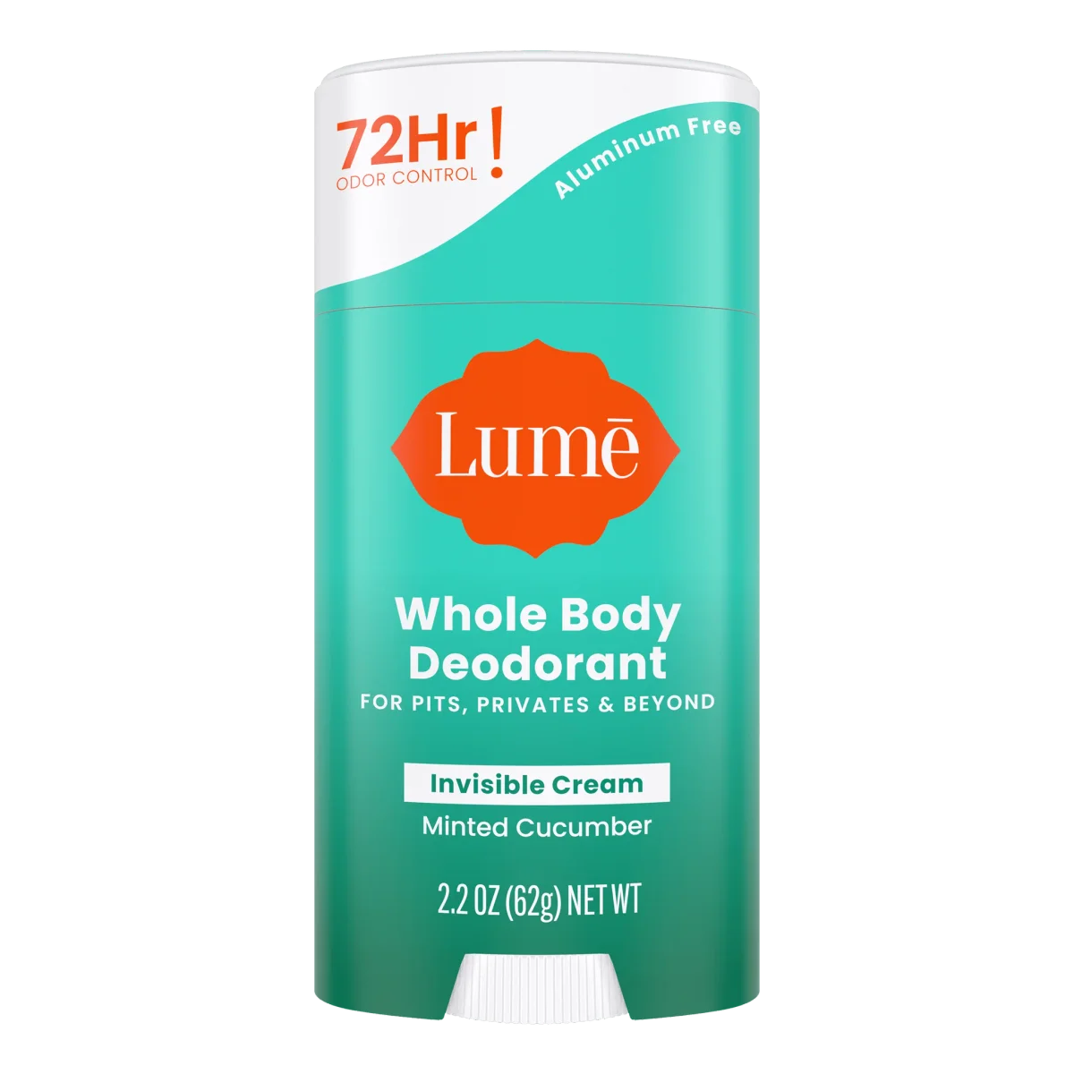 Minted Cucumber Whole Body Cream Stick Deodorant by Lume