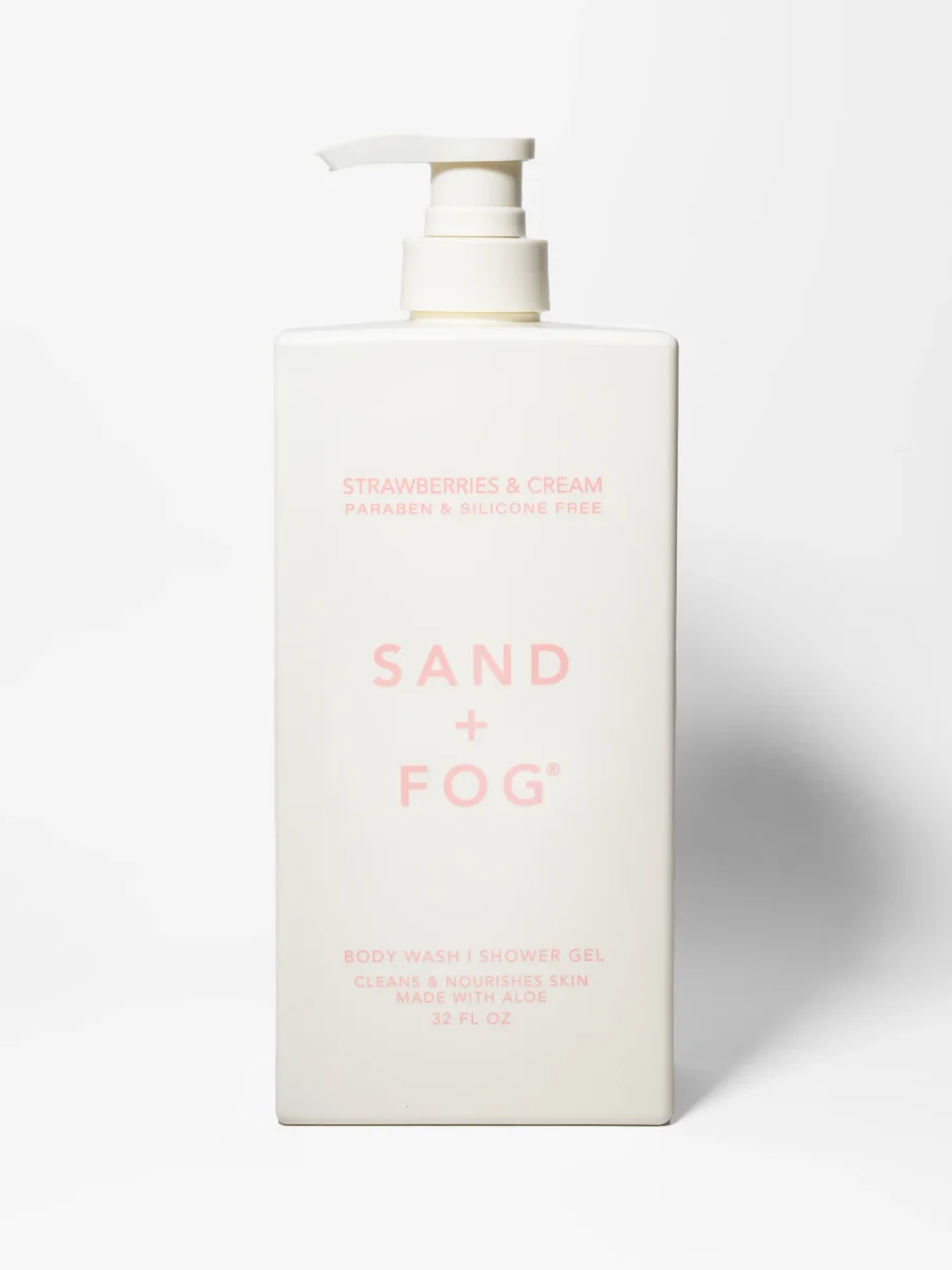Strawberries & Cream Body Wash by Sand + Fog
