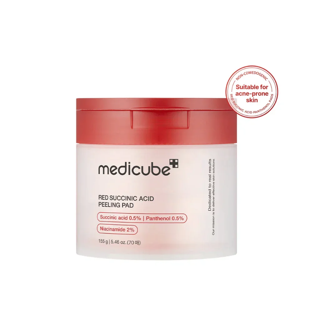 Red Succinic Acid Peeling Pad by Medicube