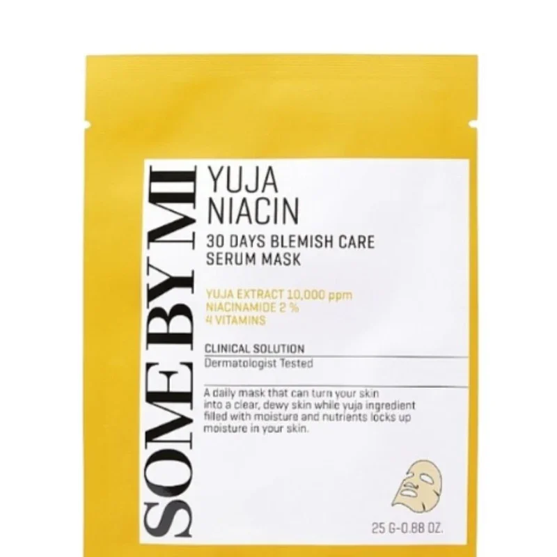 Yuja Niacin 30 Days Blemish Care Serum Mask by Some By Mi
