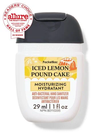 Iced Lemon Pound Cake Moisturizing PocketBac Hand Sanitizer by Bath & Body Works