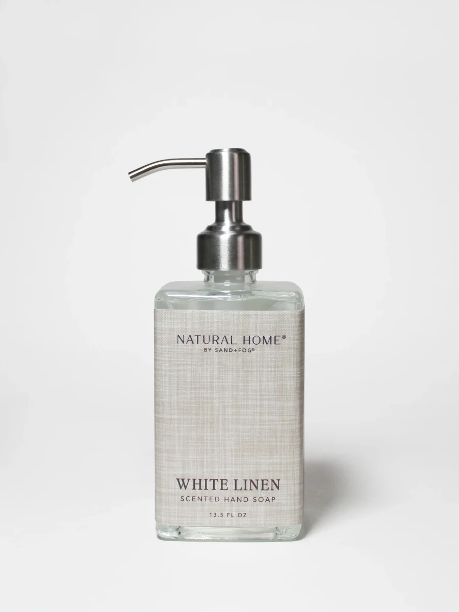 White Linen Liquid Hand Soap by Sand + Fog