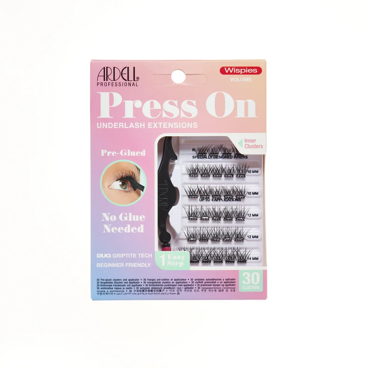 Press On Pre-Glued Underlash Extensions Wispies Volume by Ardell