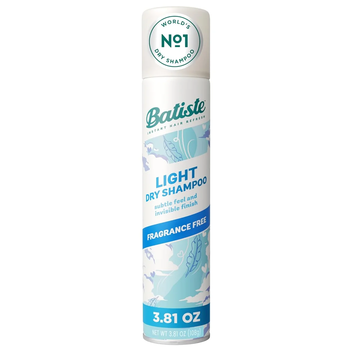 Fragrance Free Light Dry Shampoo by Batiste