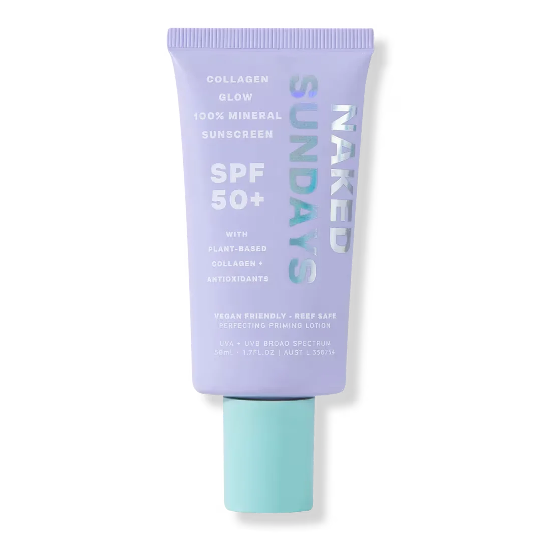Priming Sunscreen SPF 50 Lotion with Collagen by Naked Sundays