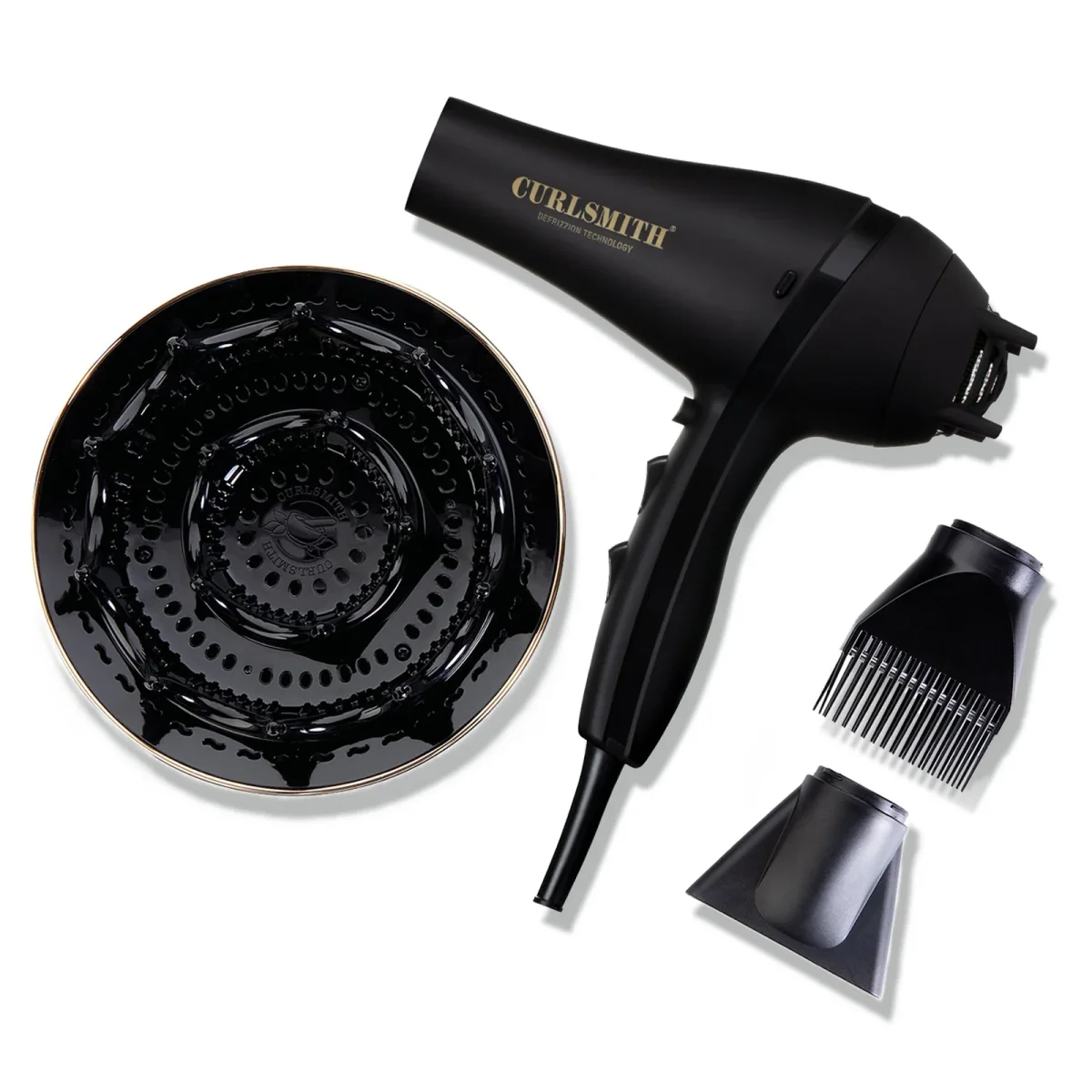 Defrizzion Dryer & XXL Diffuser by Curlsmith